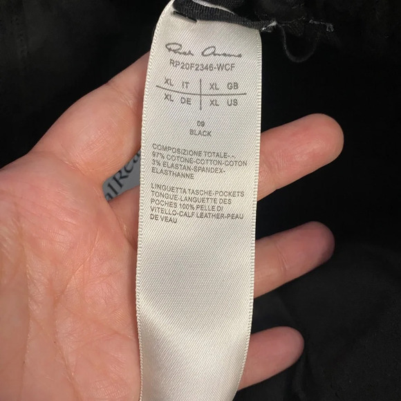 black wax mega lace cargo joggers - Picture 3 of 8